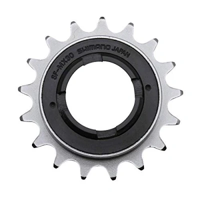 Image of SHIMANO Men&#039;s Sfmx3017 Bike Parts, Silver, 17 Teeth UK