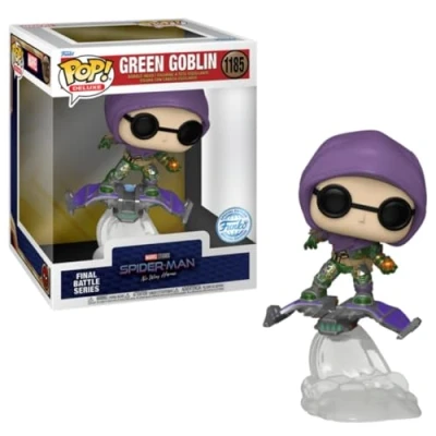 Image of Funko Pop! Deluxe Marvel Pop Spider Man No Way Home Green Goblin Figure