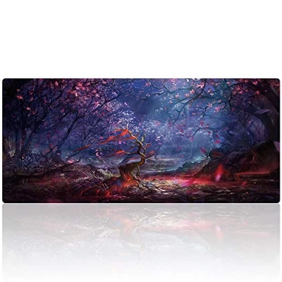 Image of Cmhoo XXL Professional Large Mouse Pad &amp; Computer Game Mat (35.4x15.7x0.1IN, 90x40 Forest)