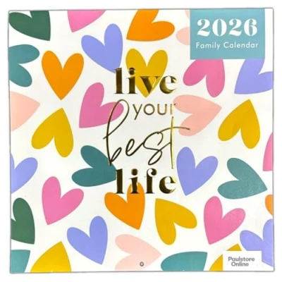 Image of 2025 Monthly Memo Board Calendar Wild/Quotes Family Organiser Shopping List Pad (Quotes)