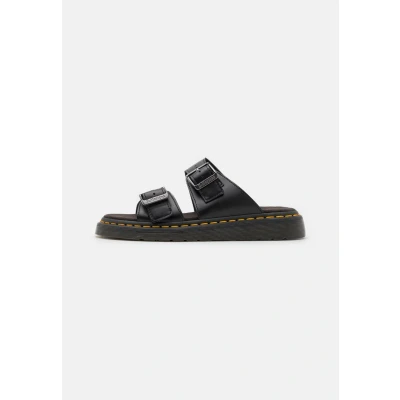 Image of Dr. Martens Josef Unisex Mules black, Size: 3, Black Leather