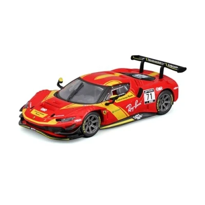 Image of Bburago 36313 Ferrari Racing 296 GT3 2023 Collectible car, Red