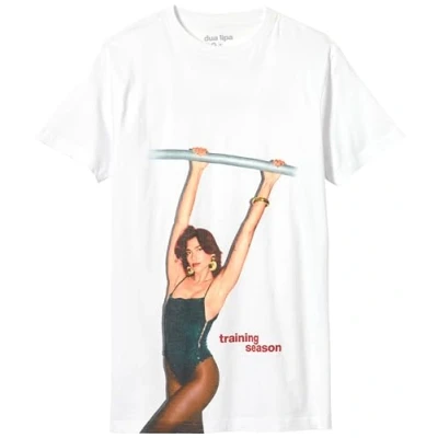 Image of Dua Lipa Official Merch Training Season T Shirt, White