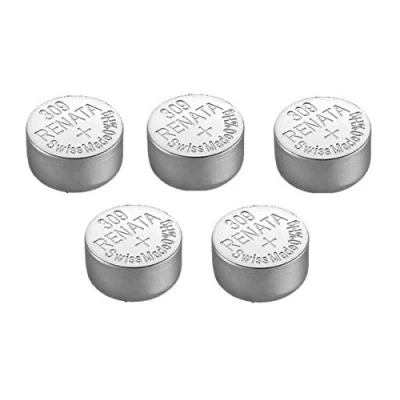 Image of Renata 5 x 309 Watch Battery Swiss Made Silver Oxide 1.5 v(SR754SW)
