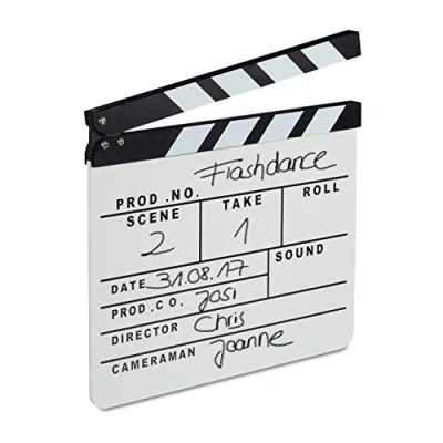 Image of Relaxdays GmbH 10021347 Hollywood Film Directors Clapperboard