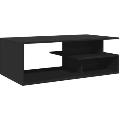 Image of vidaXL Coffee Table Black 102x55x35 cm Engineered Wood