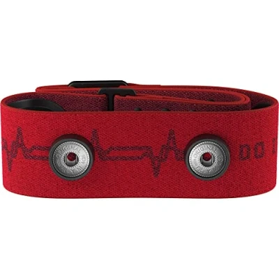 Image of Polar Pro Chest Strap Heart Rate Monitor Belt (M XXL, Red Beat)