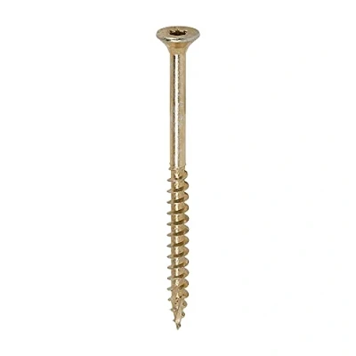 Image of TIMCO C2 Clamp Fix Multi Purpose Premium Screws TX Double Countersunk Yellow 5.0 x 70 Box of 200
