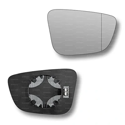 Image of Less4spares Replacement Wing Mirror Glass Right Compatible with BMW 3 Series 2019 2022 CLIP ON Driver Off side Heated Blind Spot
