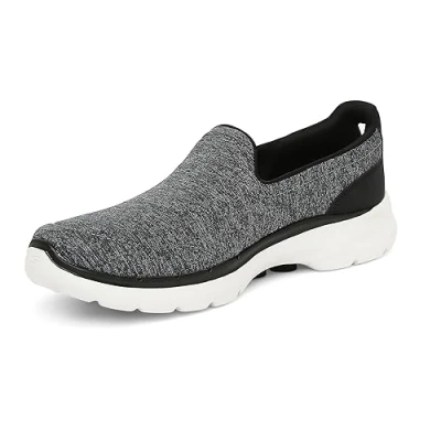 Image of Skechers Women&#039;s GO Walk 6 Grand Horizon Sneaker, Black, 7 UK