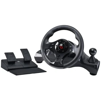 Image of Subsonic Superdrive GS750 Drive Pro steering wheel with pedals, paddles, shifter and vibration for Xbox Serie X/S, PS4, One, PC (programmable all games)