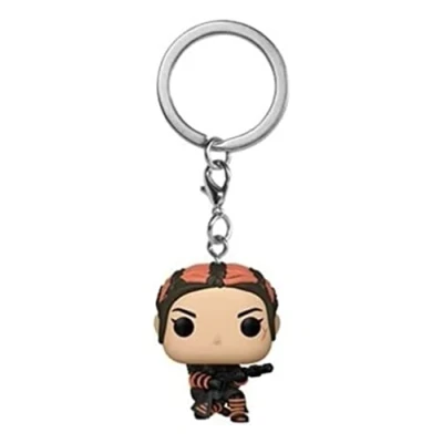 Image of Funko POP! Keychain: Star Wars Book Of Boba Fett Fennec Shand Wars: the Collectable Vinyl Mini Figure Novelty Keyring Stocking Filler Gift Idea TV Fans