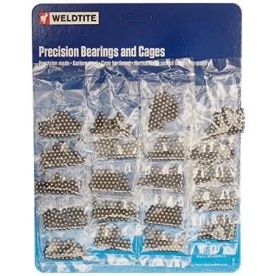 Image of Weldtite 1/4 inch Bearings Carded (20 Bags x 24 Balls),