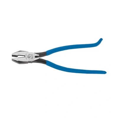 Image of Klein Tools D2000 7CST Diagonal Cutters, Slim Head Linesman Pliers is Spring Loaded, Heavy Duty Ironworker Cut ACSR, Screws, and More