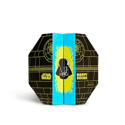 Image of Happy Socks STAR WARS 6PACK GIFT SET Unisex Socks, Size: 4 7, Turquoise