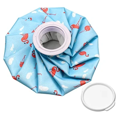 Image of Ice Bag, Refillable Cold Bag First Aid Packs Hot and Therapy for Injuries Pain Migraine Relief (9&quot;