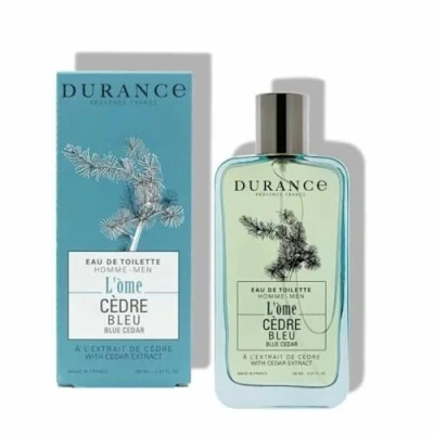 Image of Durance L&#039;Ome Eau de Toilette For Men, 100ml Blue Cedar Fragrance Men Woody, Fresh, Spicy Scent Infused Men&#039;s Aftershave Perfume