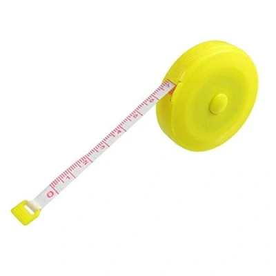 Image of Round Yellow Case 1.5 m 45 Cun Retractable Length Ruler Tape Measure Tool