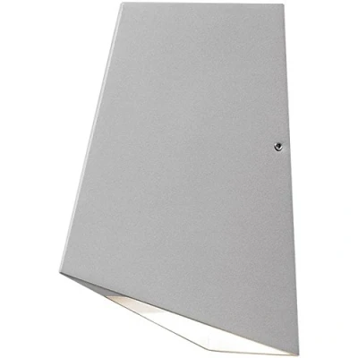 Image of Imola Outdoor Modern Up Down Grey Wall Light High Power LED 2x 4W, IP54