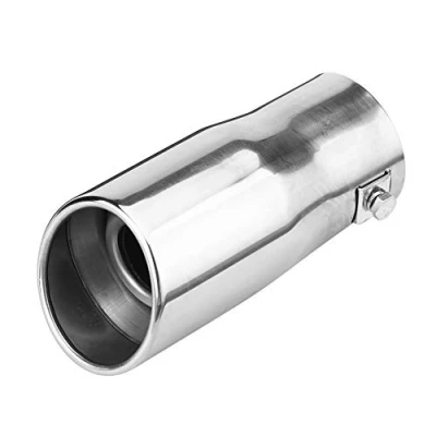 Image of Embout Echappement INOX Tail Pipe Tips,Stainless Steel Universal Rear Exhaust Trim Car Tip Muffler Throat (Slant)