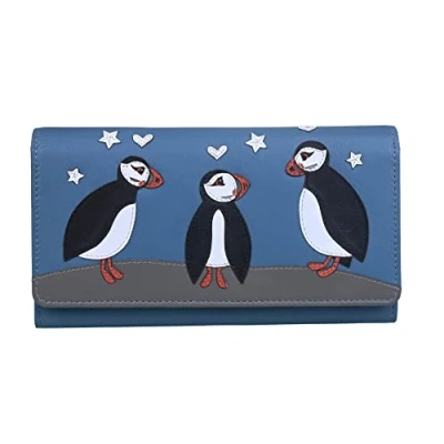 Image of Mala Leather Lundi Puffin Matinee Purse 3604 82