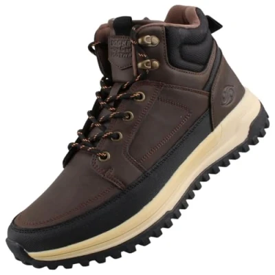 Image of Dockers by Gerli Men&#039;s Combat Boots, Ankle dark brown, 9.5 UK