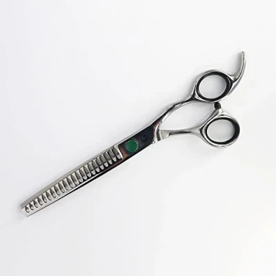 Image of Groomers Simply G 7&quot; 21T Chunker Scissors Professional Dog Grooming Essentials Stainless Steel Convex Edged Blades with Removable Finger Inserts for Comfort