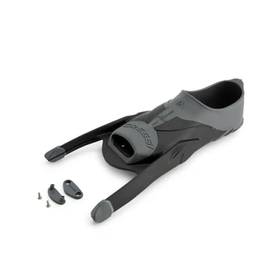 Image of Cressi Gara Turbo Foot Pocket, Pocket for GaraTurbo fins, Unisex Adult, Black/Grey, 46/47
