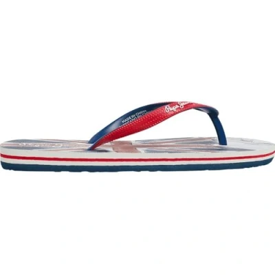 Image of Pepe Jeans Beach Flag Flip Flop, Red (Red), 6 UK