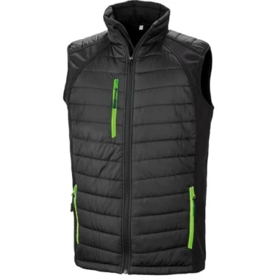 Image of Result Gilet Softshell Rembourré Black Compass