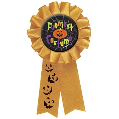 Image of Unique Party 91151 Halloween Funniest Costume Rosette