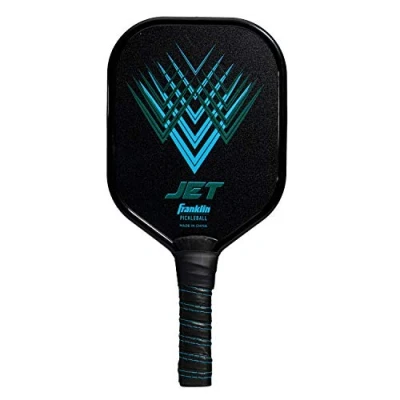 Image of Franklin Sports Pickleball Paddle Aluminum Racket Jet Blue USA (USAPA) Approved 8mm Thick Core