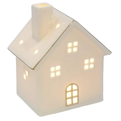 Image of Shudehill Giftware Cosy Lane LED Light Up Warm White House Home Decoration Small or Large Sizes (Medium)