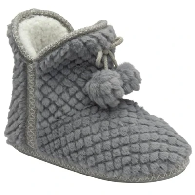 Image of DUNLOP Heather Bootie Slippers Ladies (Light Grey, UK Footwear Size System, Adult, Women, Numeric, Medium, 5)
