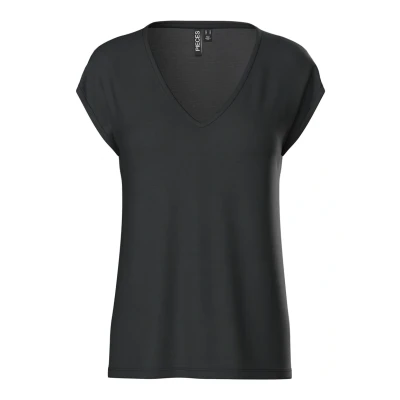 Image of Pieces Pckamala NOOS BC Basic Tshirt, Women&#039;s, Size: XS, Black