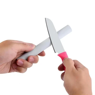Image of VIFER Sharpening Stone Dinas 800 Grit Whetstone Cylindrical Sharpener Grinding Tool for Kitchen Tools Scissors Cutter Axe 150mm