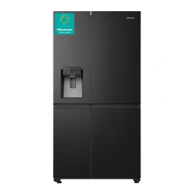 Image of Hisense RS818N4IFE 4 Door Fridge Freezer Black