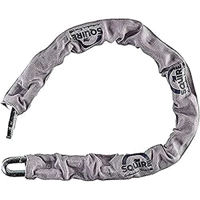 Image of Henry Squire Y Hardened Steel Security Chain with Grey Sleeve, 900 mm (Length) x 10 Link (Diameter)
