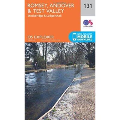 Image of Explorer 131 Romsey, Andover &amp; Test Valley Map With Digital Version