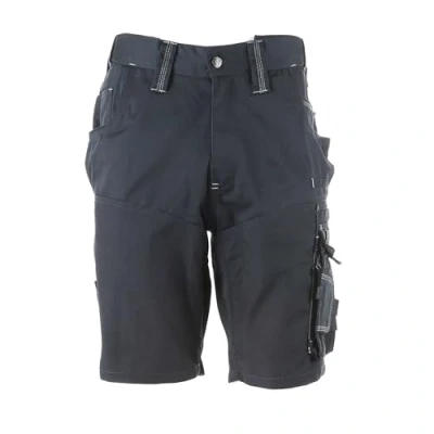 Image of Apache Workwear ATS Multi Pocket Lightweight Work Cargo Shorts with Ripstop (W38) Steel Grey