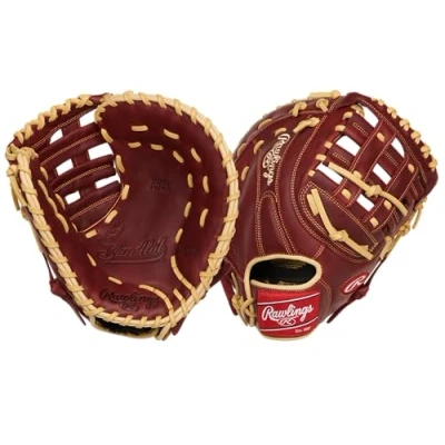 Image of Rawlings Sandlot Series Leather Modified Pro H Web Baseball Glove, 12 1/2&quot;, Right Hand Throw
