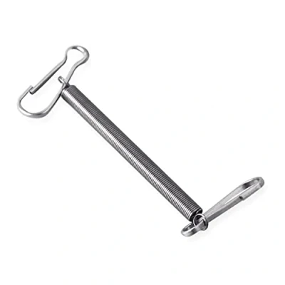 Image of yanwuwa Replacement Springs With 2 Clips Stainless Steel 3.1 Inch Spring Fastening Water Drinking Bottle For Rabbit Hamster