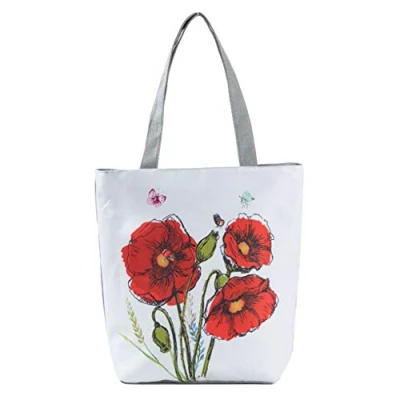 Image of Millya Creative Waterproof Foldable Large Shopping Bag Travel Recycle with Side Pocket (1534e)