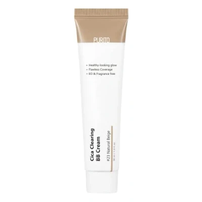 Image of PURITO Cica Clearing bb Cream #23 Natural Beige 1 fl.oz / 30ml, Vegan cream, foundation, cruelty free