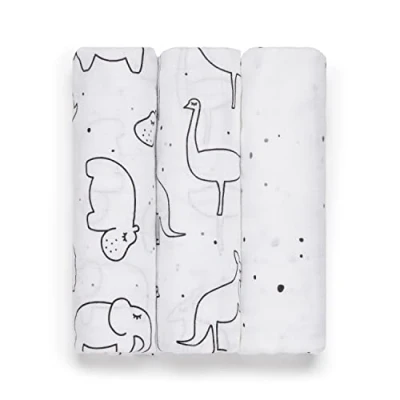 Image of Panda Bamboo Baby Muslins (Swaddles, Freckles)