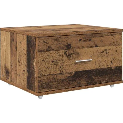 Image of vidaXL Drawer Cabinet Old wood Particle board Medium