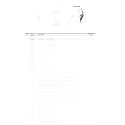 Image of Shimano Spares ST R7000 left hand main lever assembly, black