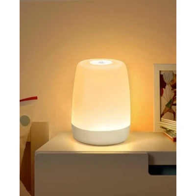 Image of MEDE Night Light Baby Touch Lamps Bedside Dimmable Nightlight,LED Childrens Kids with Timer &amp; RGB Changing Memory,USB Rechargeable Portable Table Lamp for Bedroom Breastfeeding