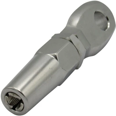 Image of Swageless Eye Terminal Stainless Steel 6MM (Wire Cable Rope Rigging Fitting)