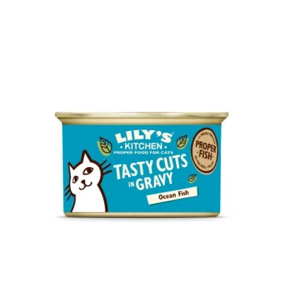 Image of Lily&#039;s Kitchen Cat Ocean Fish Tasty Cuts in Gravy
